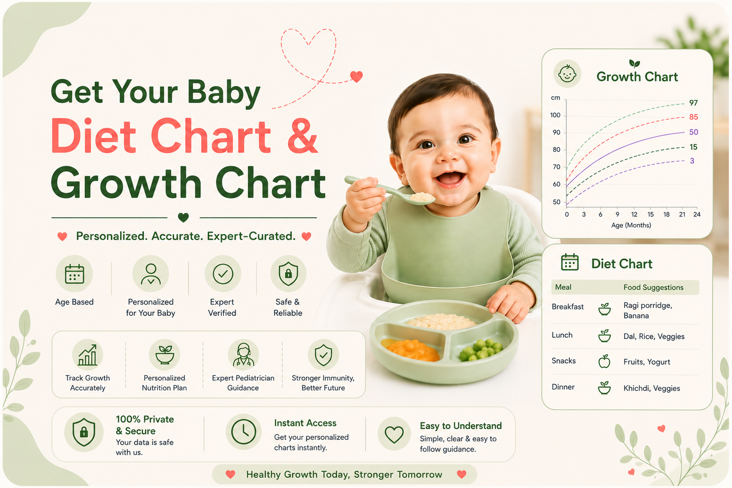 Get Your Baby Diet Chart & Growth Chart